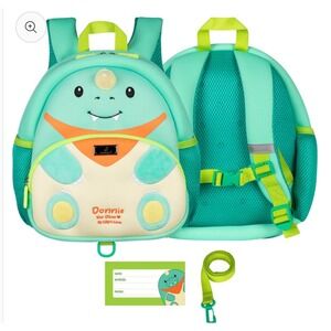 Dinosaur Toddler Backpack with Safety Leash Kids Dino Backpack for Boys Girls